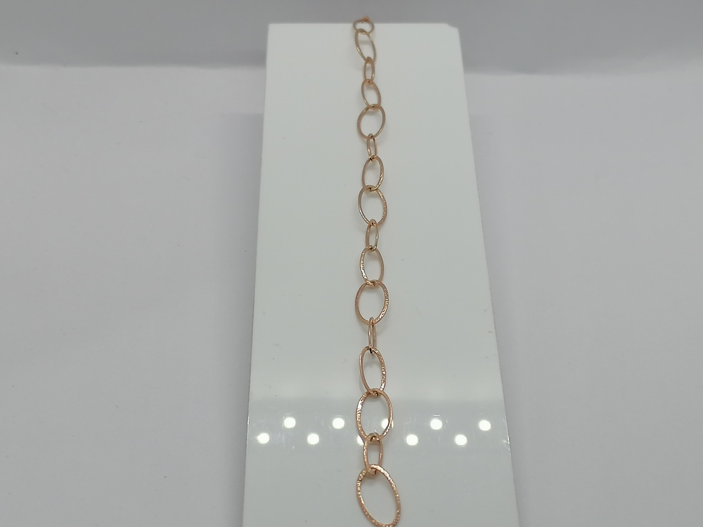 БРАСЛЕТ ПУСТОТЕЛЫЙ Якорное (Au 585)