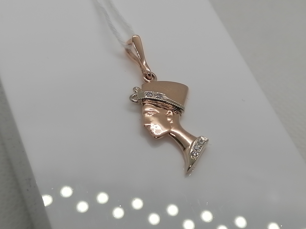 ПОДКМИ585 ПОДВЕСКА С КАМНЯМИ (Au 585)