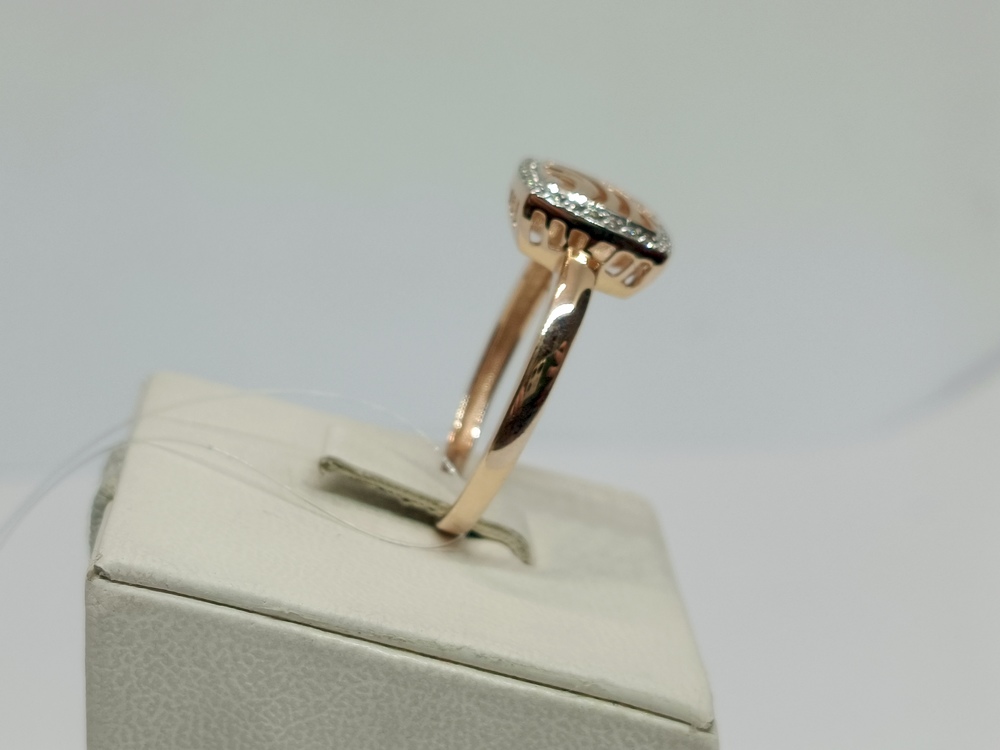 КОЛЬЦО С КАМНЯМИ (Au 585)