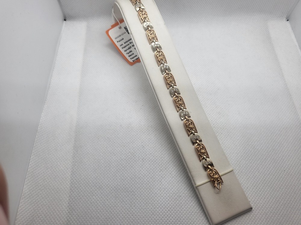 Б585 БРАСЛЕТ С КАМНЯМИ (Au 585)