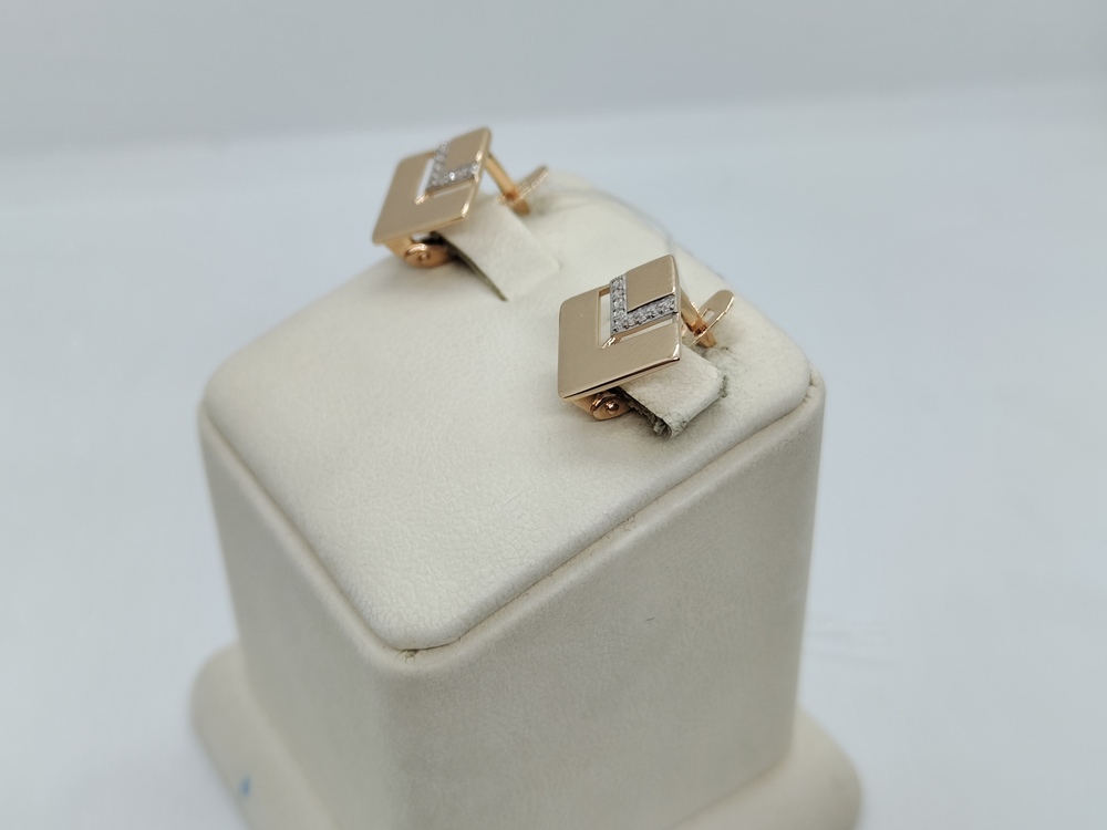 СЕРЬГИ С КАМНЯМИ (Au 585)