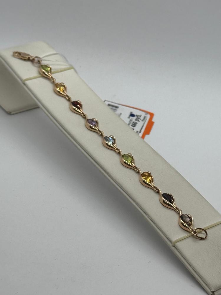 Б585 БРАСЛЕТ С КАМНЯМИ (Au 585)