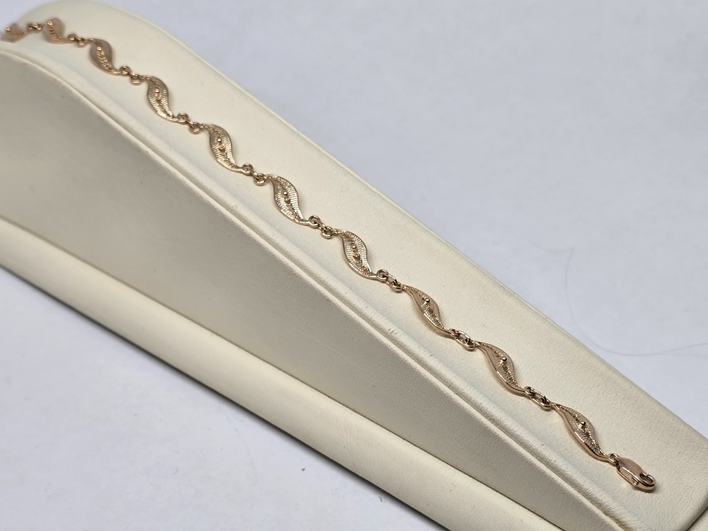 БРАСЛЕТ ПОЛНОВЕСНЫЙ Фантазия Au 585