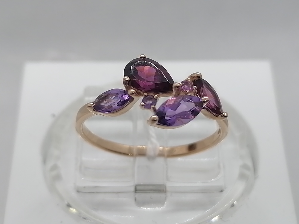 КОЛКМИ585 КОЛЬЦО С КАМНЯМИ (Au 585)