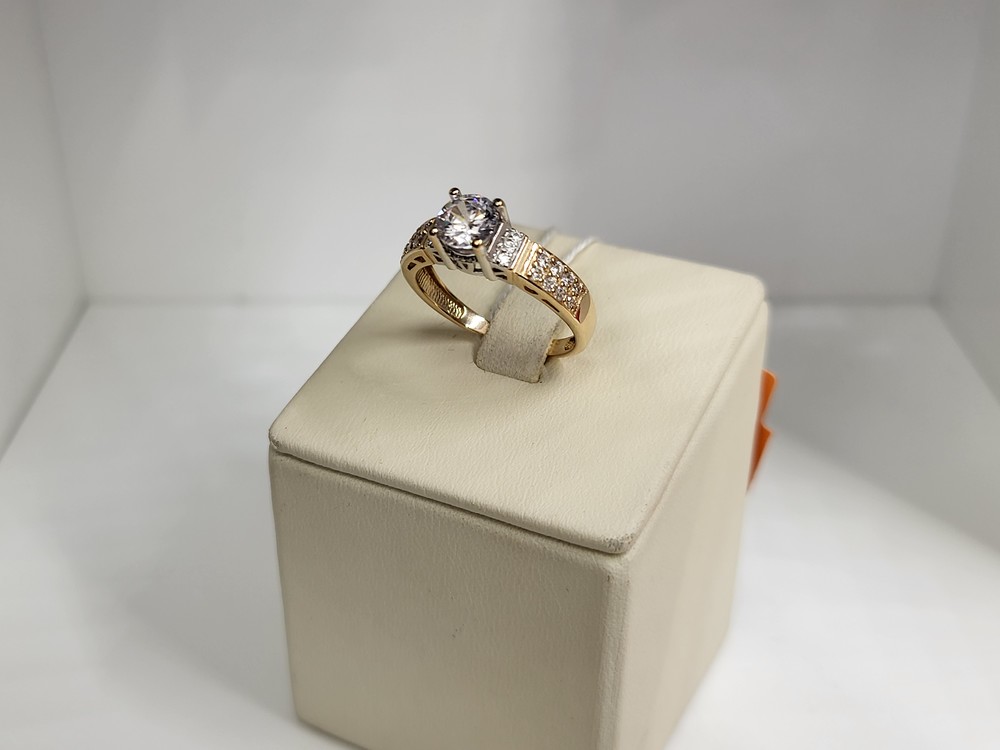 КОЛКМИ585 КОЛЬЦО С КАМНЯМИ (Au 585)