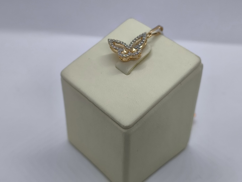ПОДКМИ585 ПОДВЕСКА С КАМНЯМИ (Au 585)