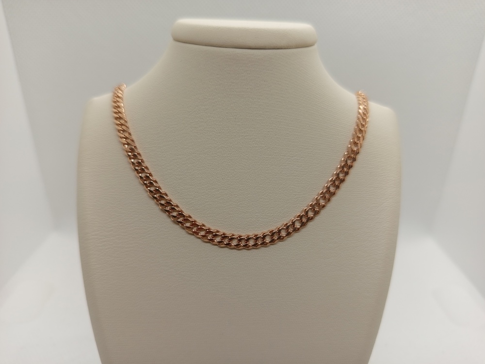 ЦЕПЬ ПОЛНОВЕСНАЯ Ромб двойной (Au 585)