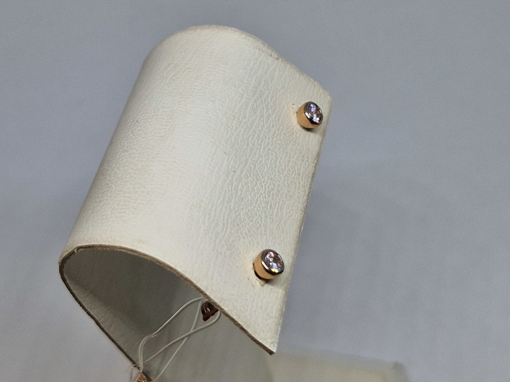 04-62-0175-00 СЕРЬГИ ПУСЕТЫ с камнем (Au 585)