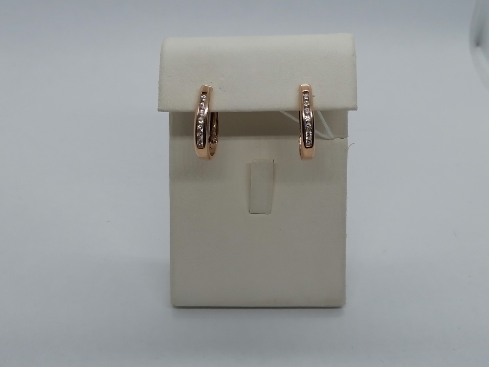 СКМИ585 СЕРЬГИ С КАМНЯМИ (Au 585)