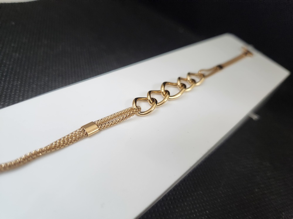 Т-1449 БРАСЛЕТ БЕЗ КАМНЯ (Au 585)