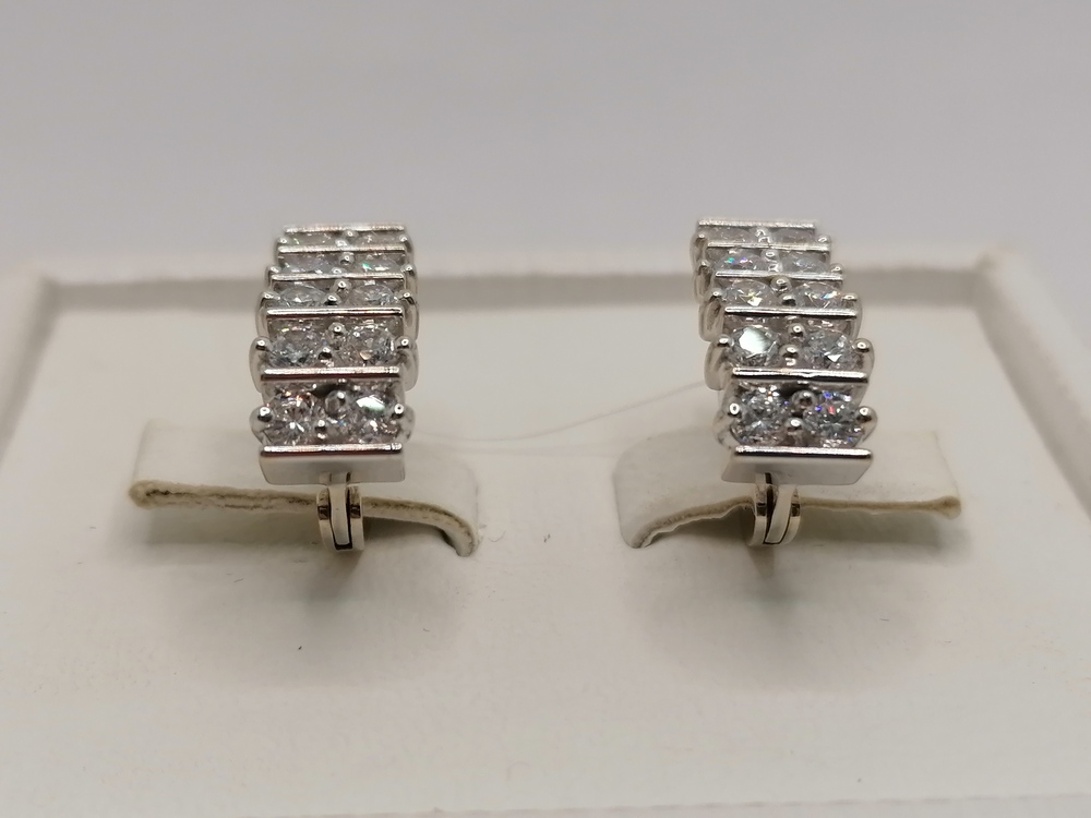 СЕРЬГИ С КАМНЯМИ (Au 585)