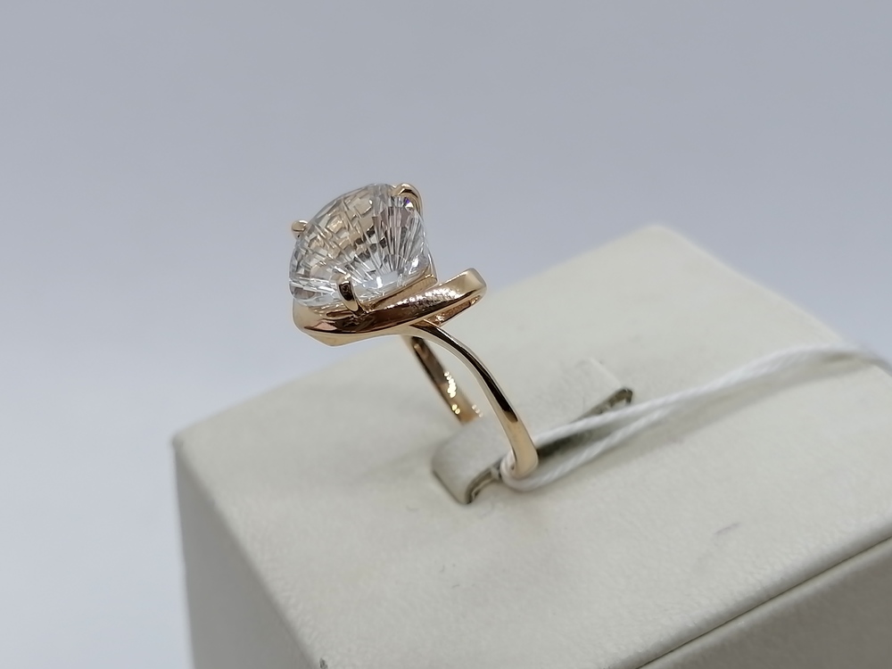 КОЛЬЦО С КАМНЕМ (Au 585)