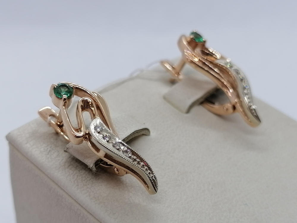 СЕРЬГИ БРИЛЛИАНТ (Au 585)