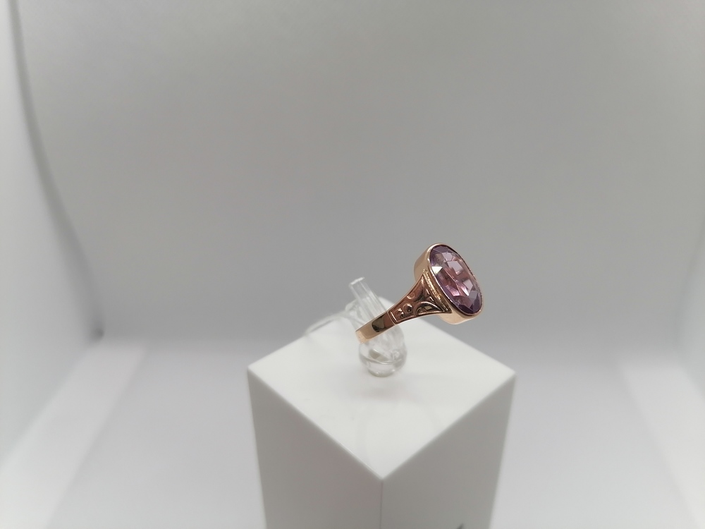 КОЛКМ583 КОЛЬЦО С КАМНЕМ (Au 583)