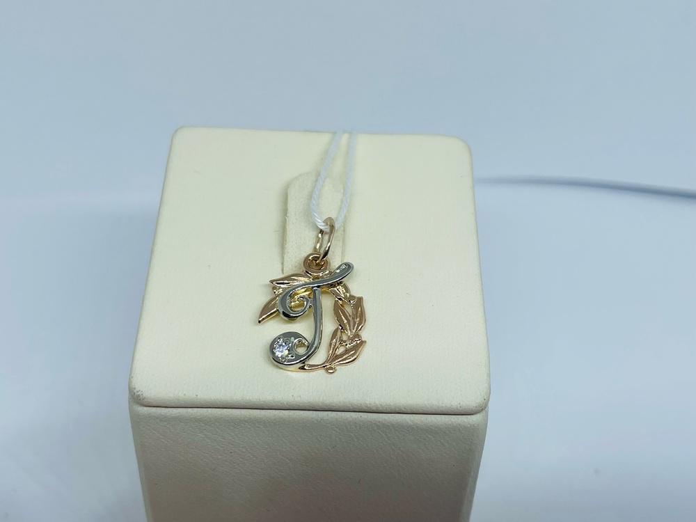 ПОДВЕСКА БУКВА Г Au 585