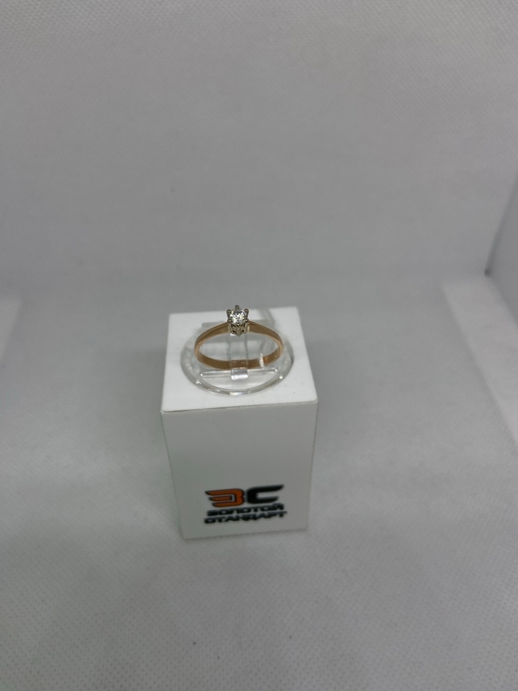 КОЛКМ585 КОЛЬЦО С КАМНЕМ (Au 585)