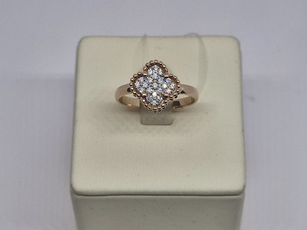 КОЛЬЦО С КАМНЯМИ (Au 585)