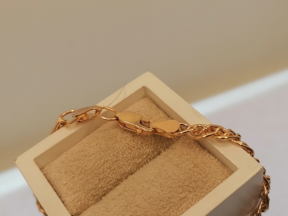 7080155П-17 БРАСЛЕТ ПУСТОТЕЛЫЙ Нона (Au 585)