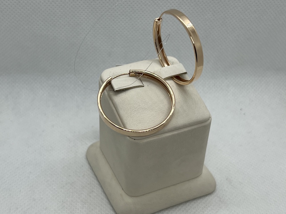 СЕРЬГИ КОНГО без камня (Au 585)