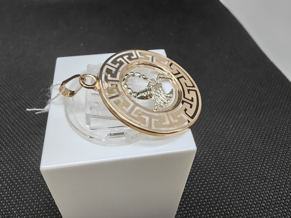 ПОДВЕСКА ЗНАК ЗОДИАКА СКОРПИОН (Au 585)