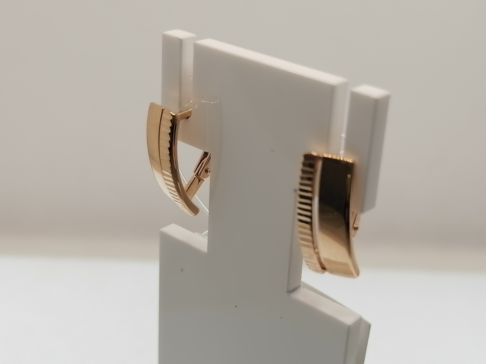 СЕРЬГИ БЕЗ КАМНЯ (Au 585)