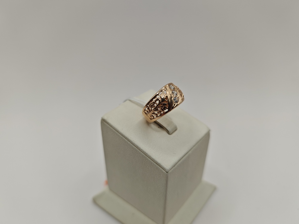 КОЛКМИ585 КОЛЬЦО С КАМНЯМИ (Au 585)