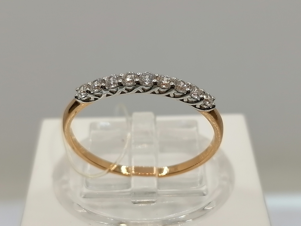 КОЛЬЦО С КАМНЯМИ (Au 585)