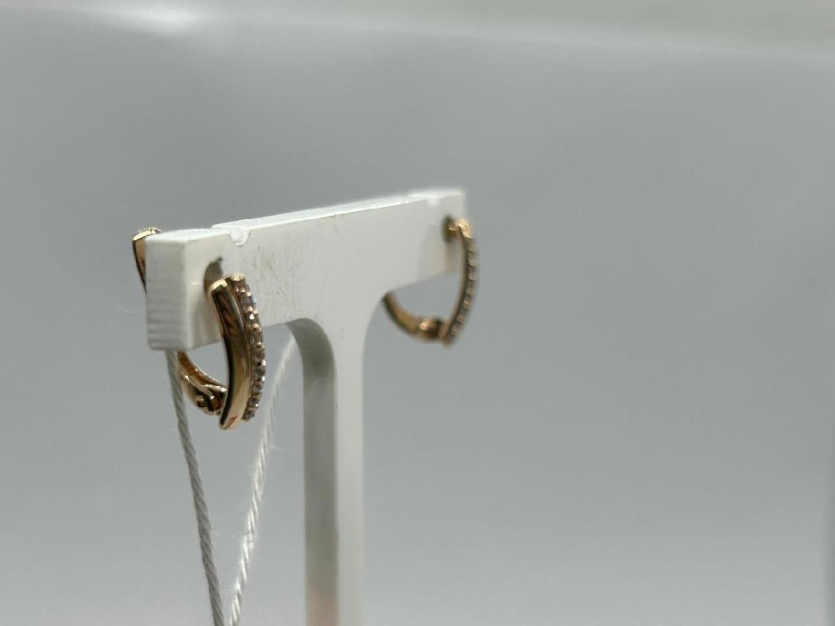 СКМИ585 СЕРЬГИ С КАМНЯМИ (Au 585)