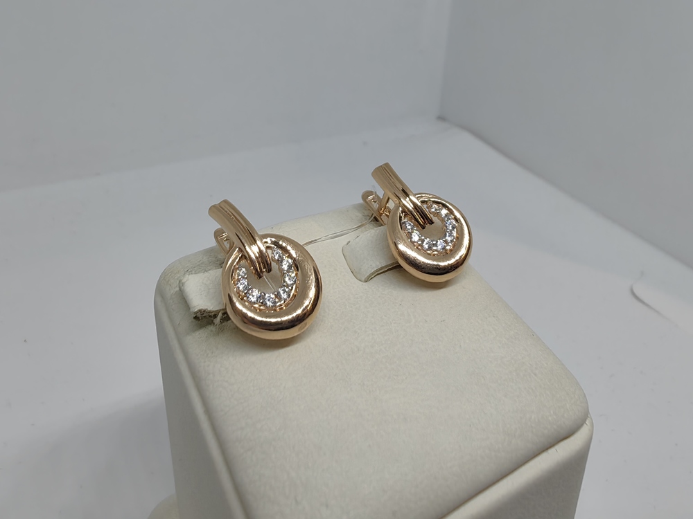 СЕРЬГИ С КАМНЯМИ (Au 585)