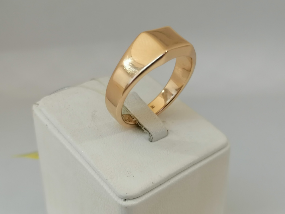 01-0064 КОЛЬЦО ПЕЧАТКА без камня (Au 585)