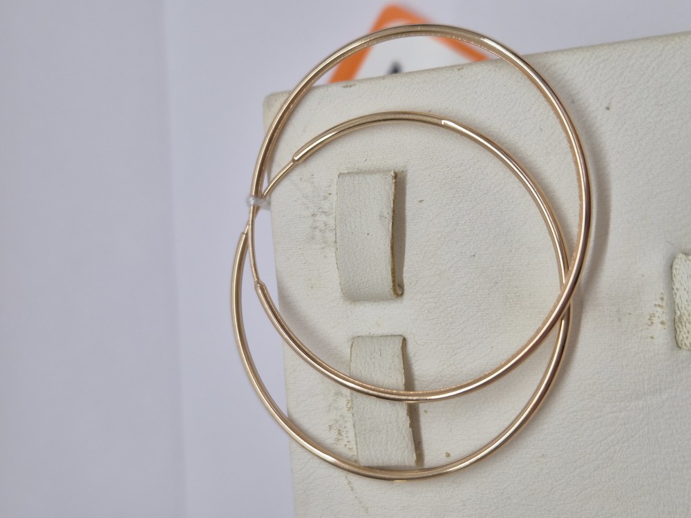 СКОН585 СЕРЬГИ КОНГО (Au 585)