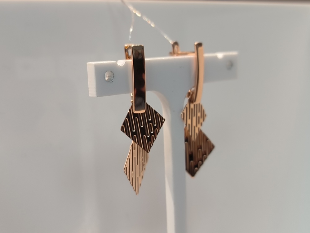 СЕРЬГИ БЕЗ КАМНЯ (Au 585)