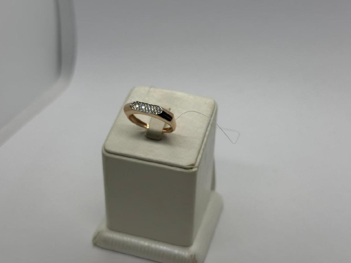 КОЛЬЦО С КАМНЯМИ (Au 585)