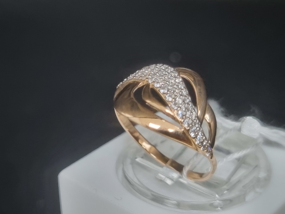 КОЛКМИ585 КОЛЬЦО С КАМНЯМИ (Au 585)