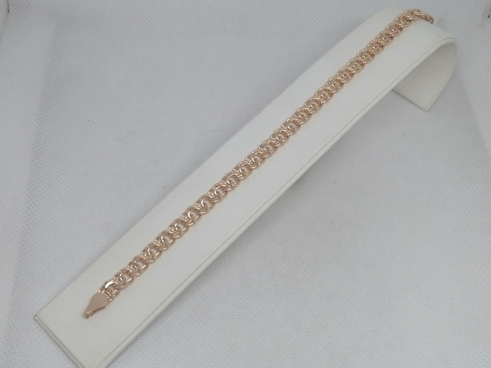 670009025 БРАСЛЕТ ПУСТОТЕЛЫЙ Бисмарк (Au 585)