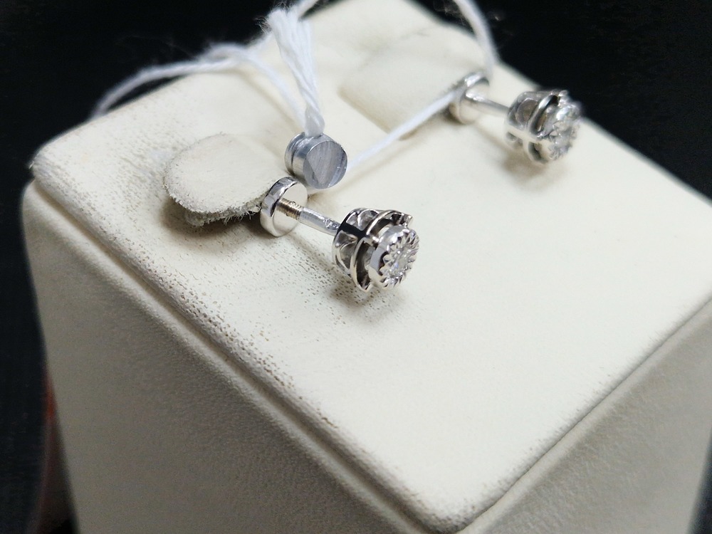 СЕРЬГИ БРИЛЛИАНТ (Au 585)