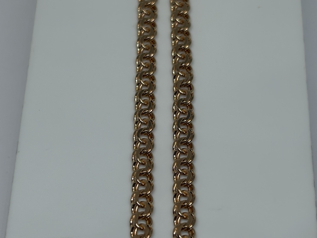 ЦЕПЬ ПУСТОТЕЛАЯ Бисмарк (Au 585)