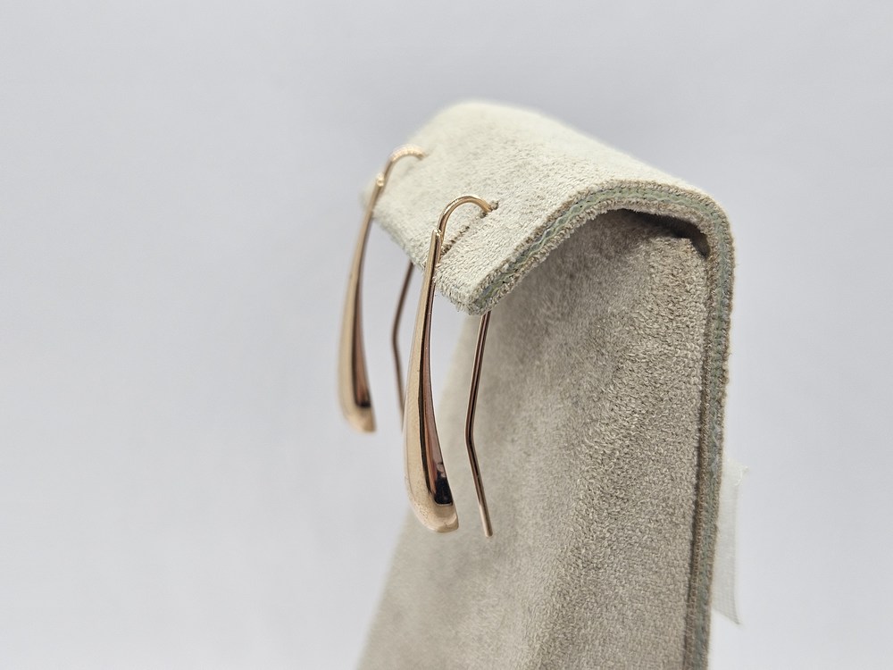 СБКМ585 СЕРЬГИ БЕЗ КАМНЯ (Au 585)