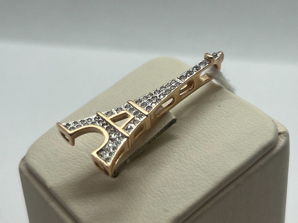 ПОДКМИ585 ПОДВЕСКА С КАМНЯМИ (Au 585)