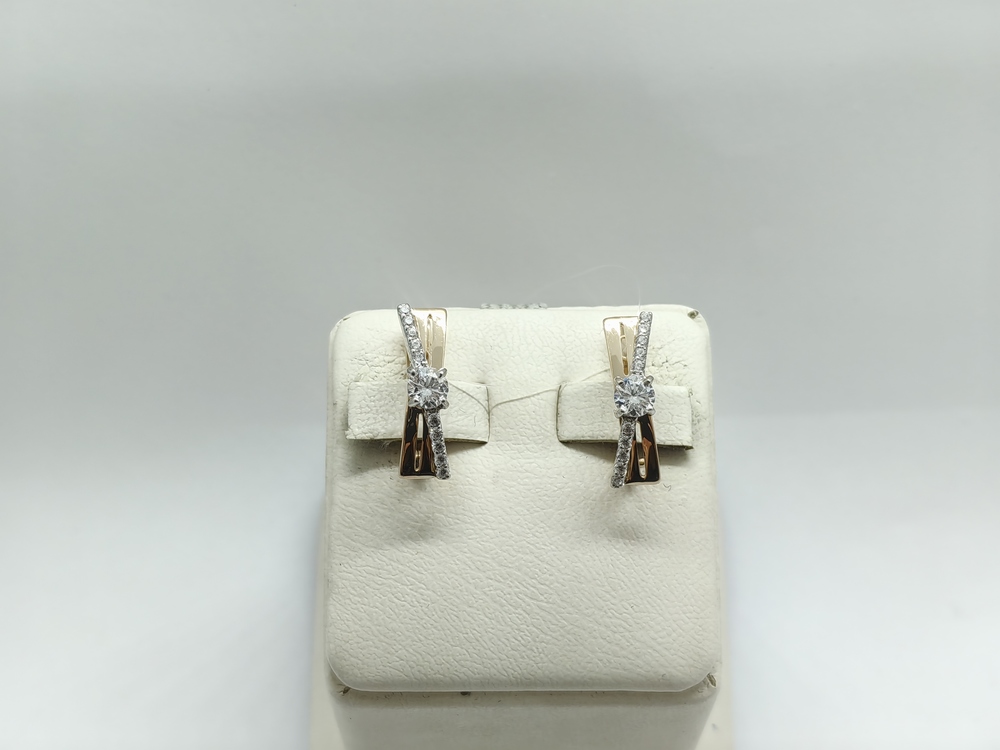 СЕРЬГИ С КАМНЯМИ (Au 585)