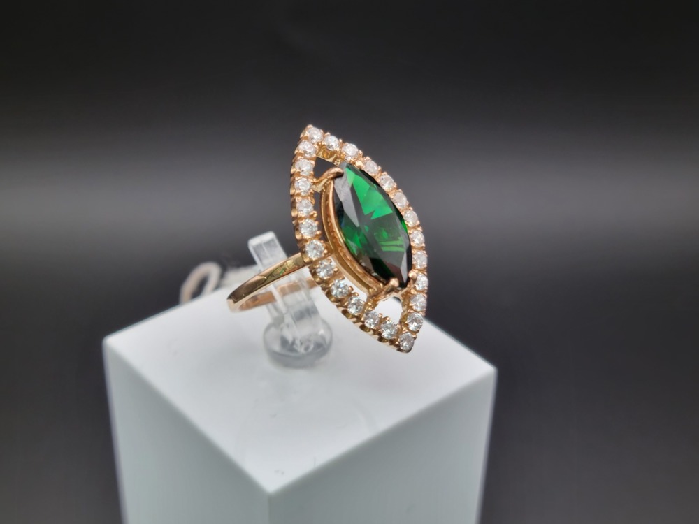 КОЛКМИ585 КОЛЬЦО С КАМНЯМИ (Au 585)