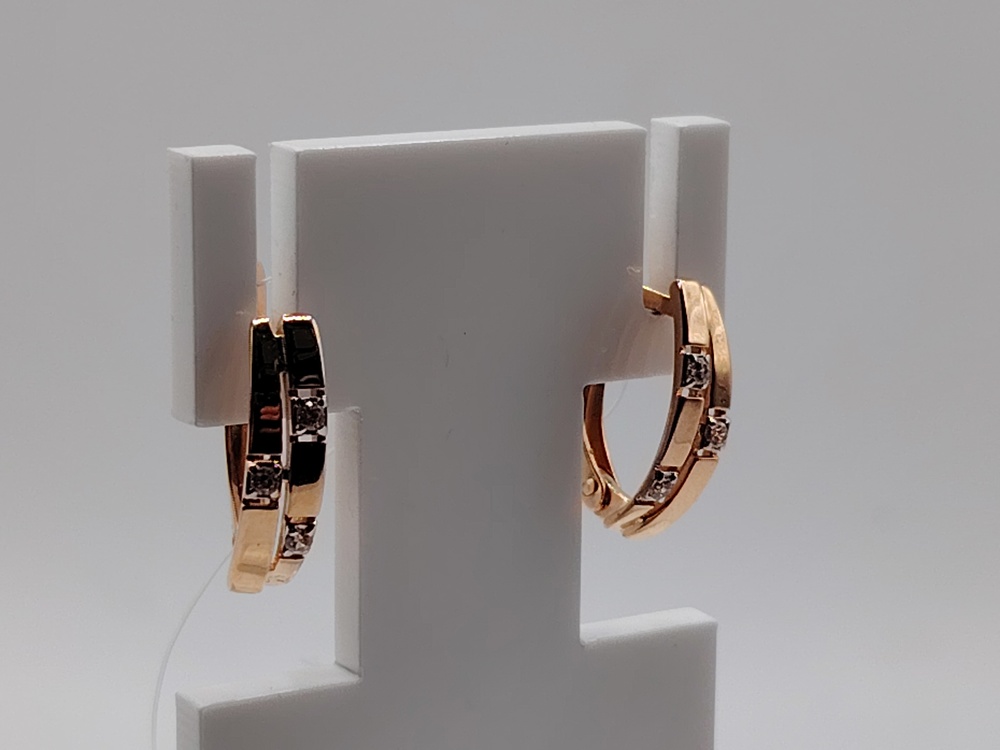 СЕРЬГИ С КАМНЯМИ (Au 585)