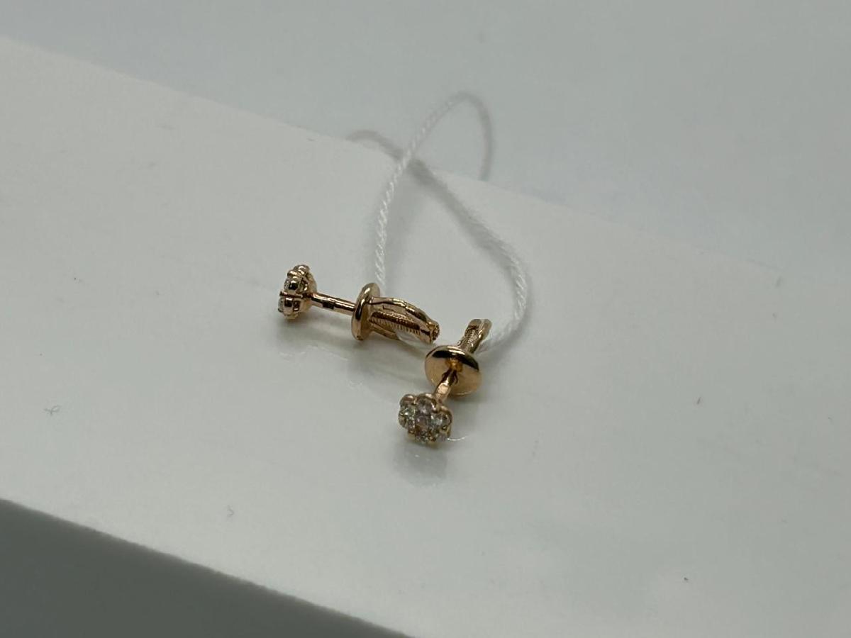 СПУС585 СЕРЬГИ ПУСЕТЫ (Au 585)