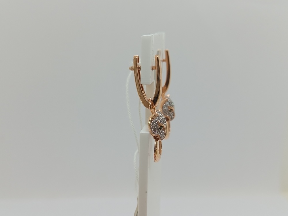 СЕРЬГИ С КАМНЯМИ (Au 585)