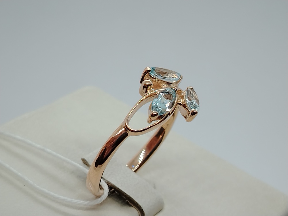 КОЛКМИ585 КОЛЬЦО С КАМНЯМИ (Au 585)