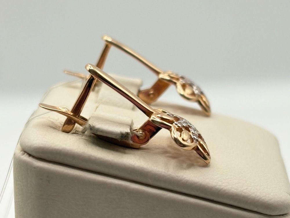 СЕРЬГИ С КАМНЯМИ (Au 585)