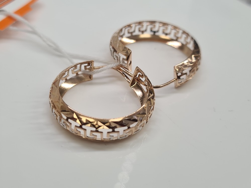 СКОН585 СЕРЬГИ КОНГО (Au 585)