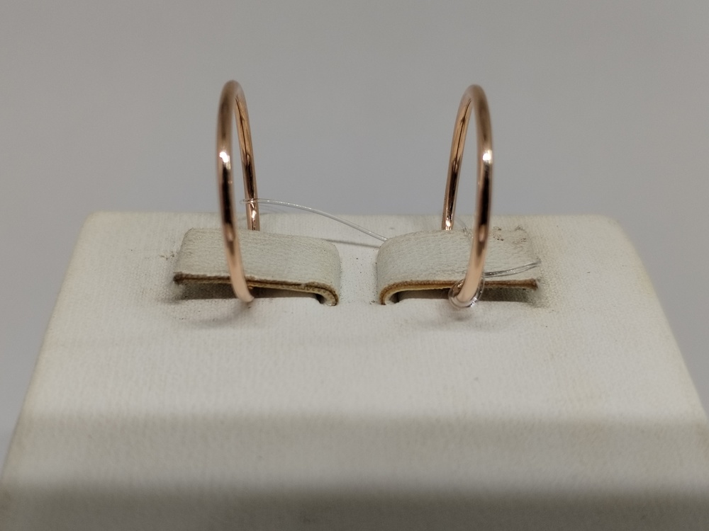 СЕРЬГИ КОНГО без камня (Au 585)