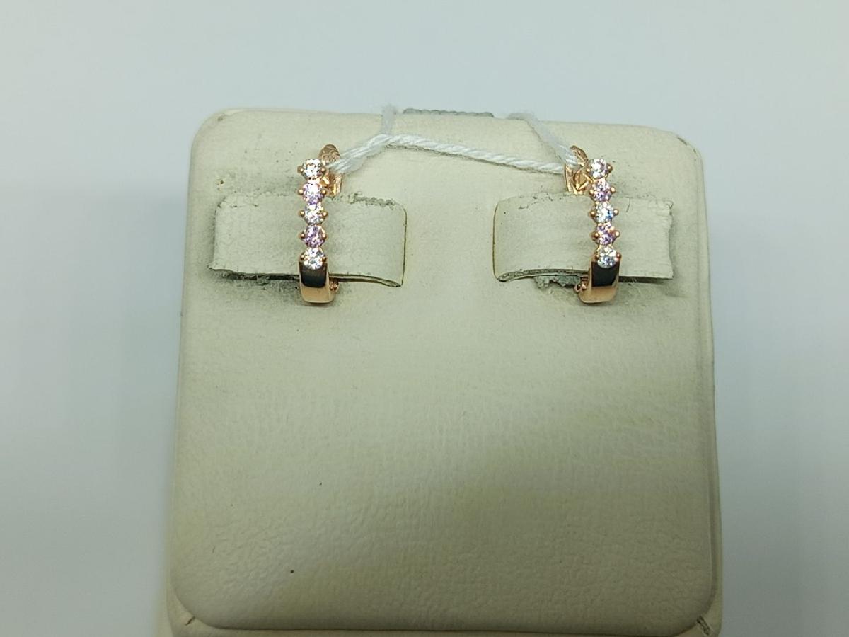 СЕРЬГИ С КАМНЯМИ (Au 585)