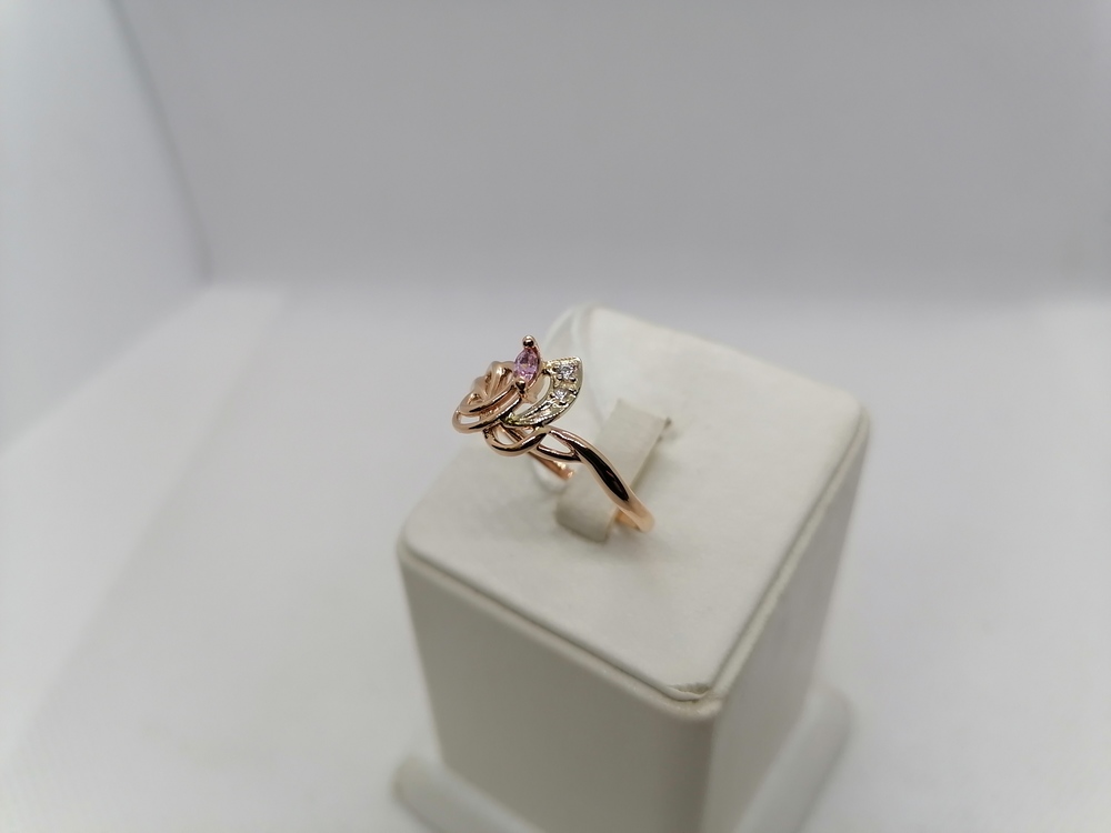 КОЛКМИ585 КОЛЬЦО С КАМНЯМИ (Au 585)